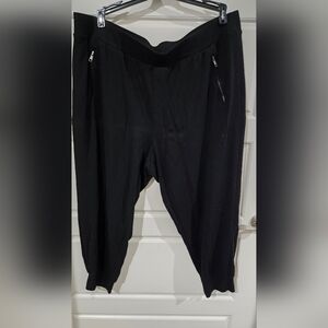 2X Torrid Black Joggers Track Pants